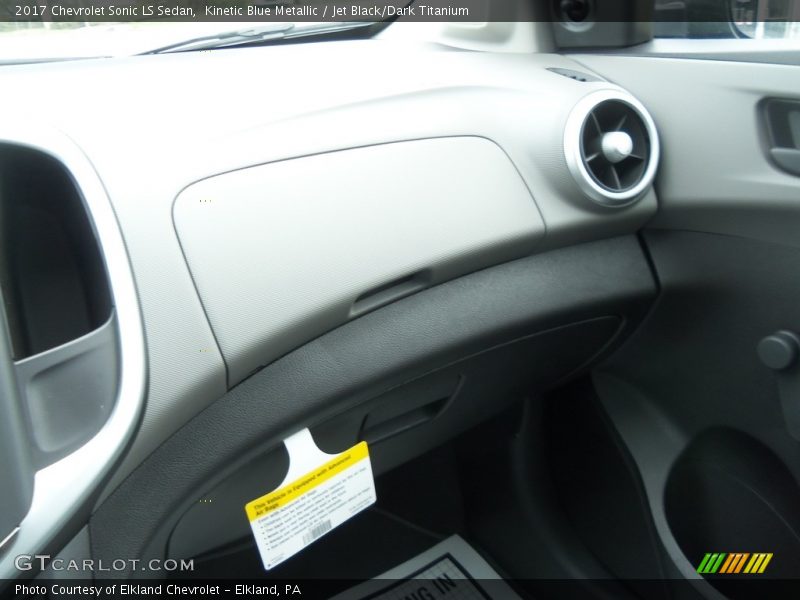 Kinetic Blue Metallic / Jet Black/Dark Titanium 2017 Chevrolet Sonic LS Sedan