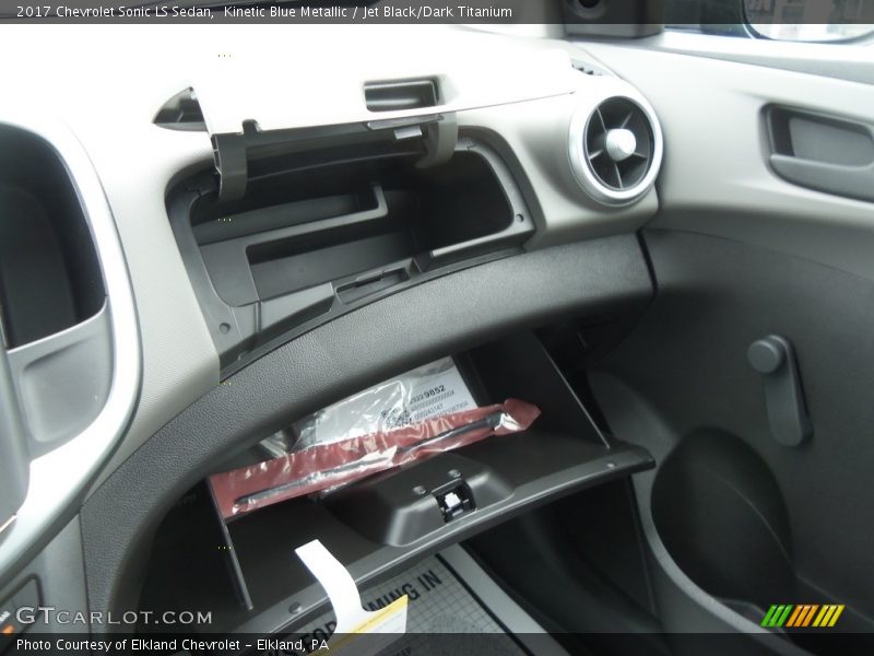 Kinetic Blue Metallic / Jet Black/Dark Titanium 2017 Chevrolet Sonic LS Sedan