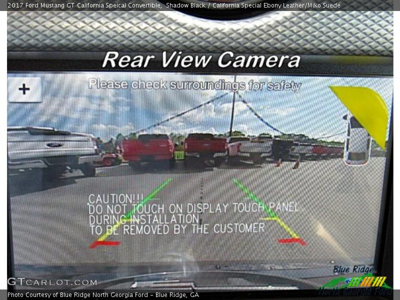 Shadow Black / California Special Ebony Leather/Miko Suede 2017 Ford Mustang GT California Speical Convertible