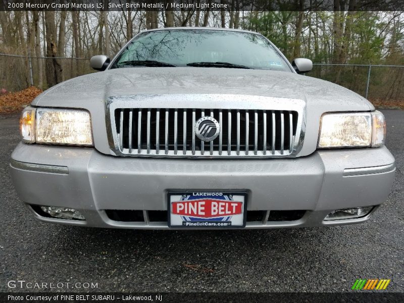 Silver Birch Metallic / Medium Light Stone 2008 Mercury Grand Marquis LS