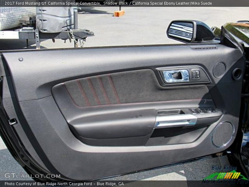 Shadow Black / California Special Ebony Leather/Miko Suede 2017 Ford Mustang GT California Speical Convertible