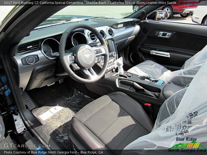 Shadow Black / California Special Ebony Leather/Miko Suede 2017 Ford Mustang GT California Speical Convertible