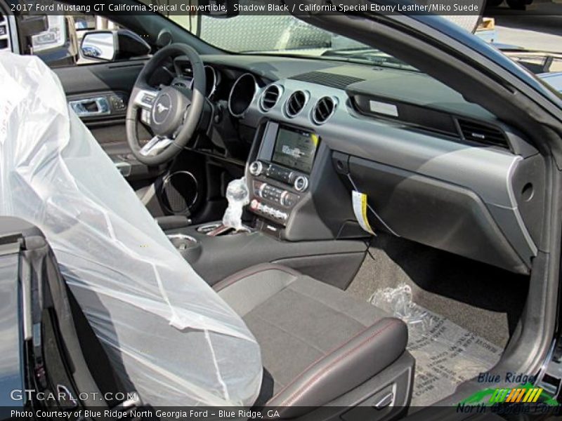 Shadow Black / California Special Ebony Leather/Miko Suede 2017 Ford Mustang GT California Speical Convertible