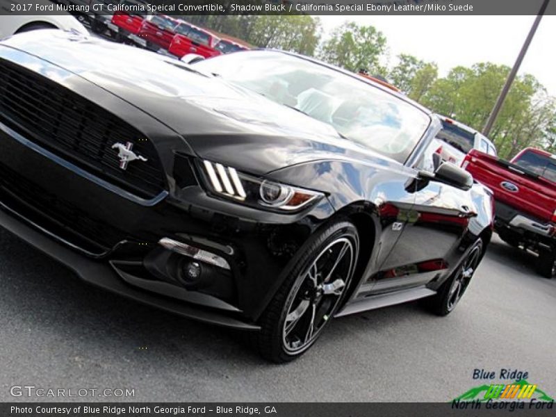 Shadow Black / California Special Ebony Leather/Miko Suede 2017 Ford Mustang GT California Speical Convertible