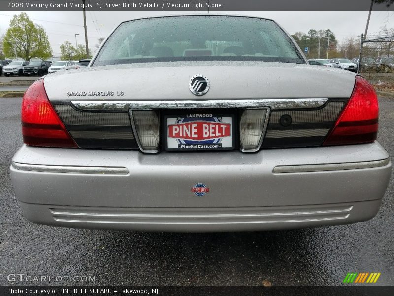 Silver Birch Metallic / Medium Light Stone 2008 Mercury Grand Marquis LS