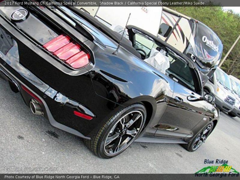 Shadow Black / California Special Ebony Leather/Miko Suede 2017 Ford Mustang GT California Speical Convertible