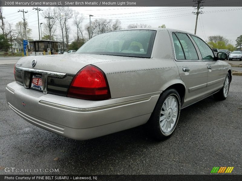 Silver Birch Metallic / Medium Light Stone 2008 Mercury Grand Marquis LS