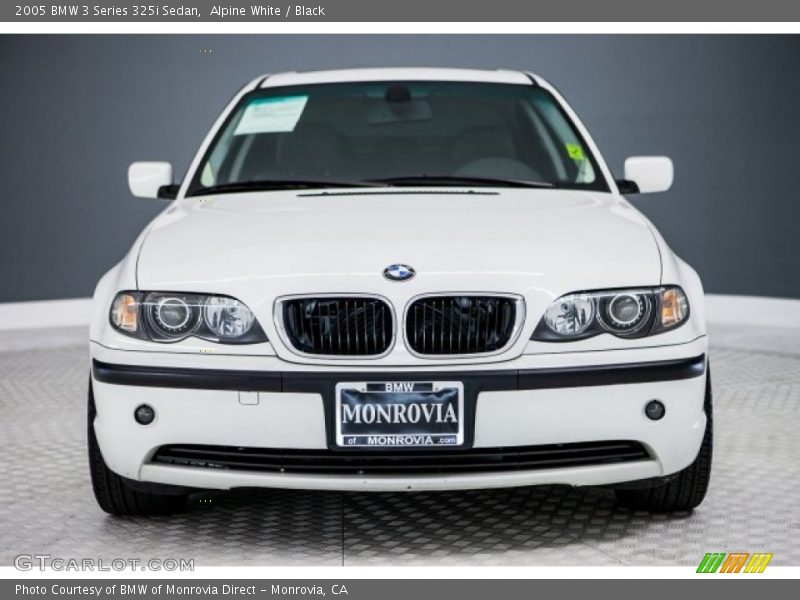 Alpine White / Black 2005 BMW 3 Series 325i Sedan
