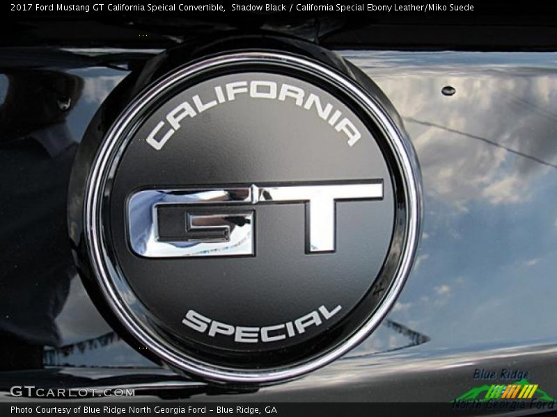 Shadow Black / California Special Ebony Leather/Miko Suede 2017 Ford Mustang GT California Speical Convertible