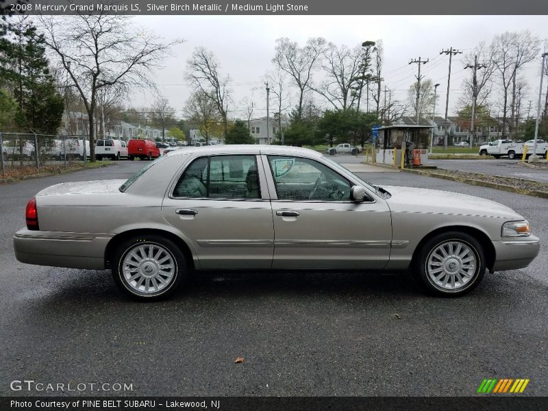 Silver Birch Metallic / Medium Light Stone 2008 Mercury Grand Marquis LS