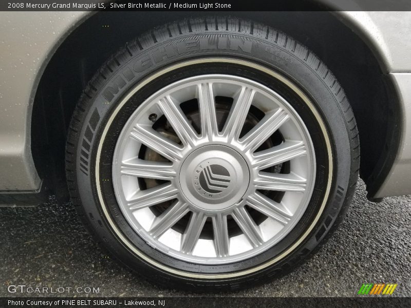 Silver Birch Metallic / Medium Light Stone 2008 Mercury Grand Marquis LS