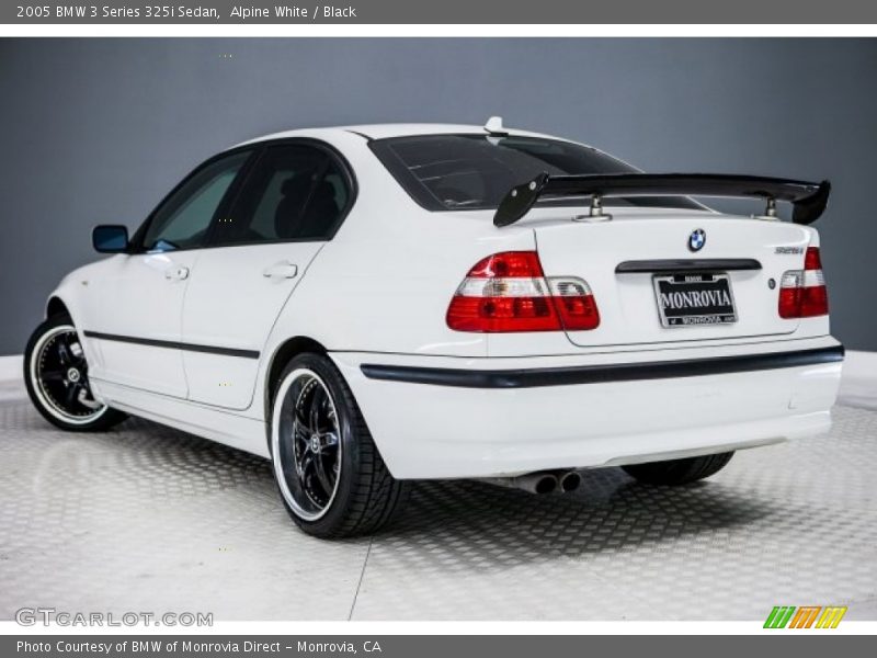 Alpine White / Black 2005 BMW 3 Series 325i Sedan