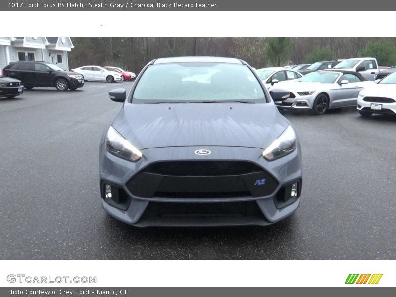 Stealth Gray / Charcoal Black Recaro Leather 2017 Ford Focus RS Hatch