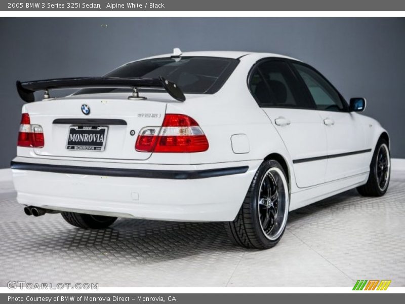 Alpine White / Black 2005 BMW 3 Series 325i Sedan