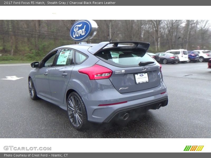 Stealth Gray / Charcoal Black Recaro Leather 2017 Ford Focus RS Hatch