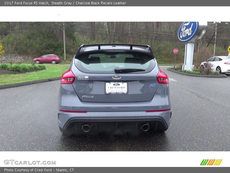 Stealth Gray / Charcoal Black Recaro Leather 2017 Ford Focus RS Hatch