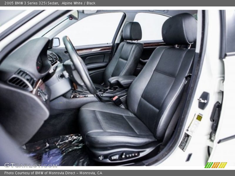 Alpine White / Black 2005 BMW 3 Series 325i Sedan