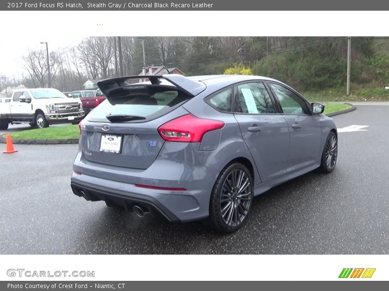 Stealth Gray / Charcoal Black Recaro Leather 2017 Ford Focus RS Hatch