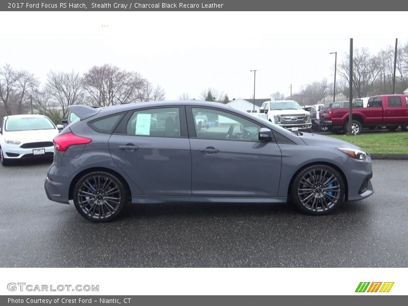 Stealth Gray / Charcoal Black Recaro Leather 2017 Ford Focus RS Hatch