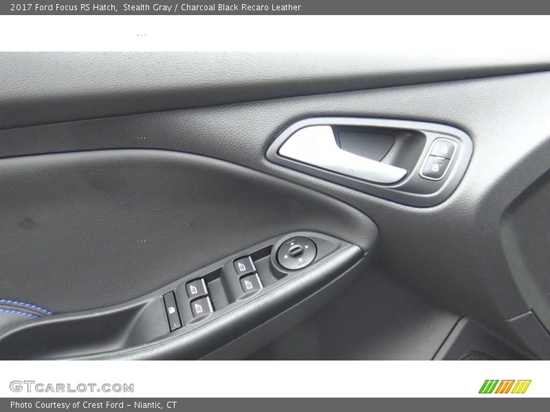 Stealth Gray / Charcoal Black Recaro Leather 2017 Ford Focus RS Hatch