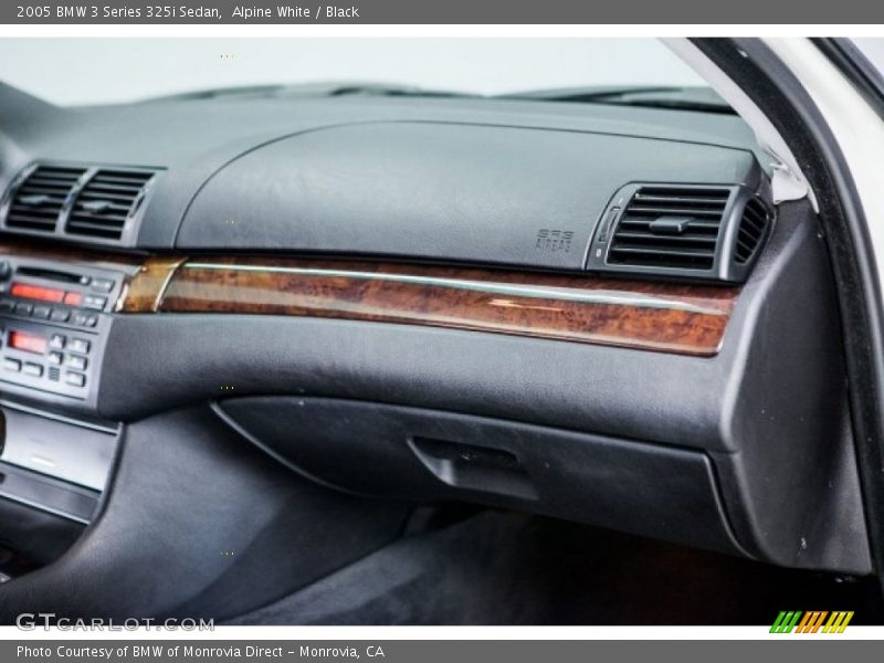 Alpine White / Black 2005 BMW 3 Series 325i Sedan