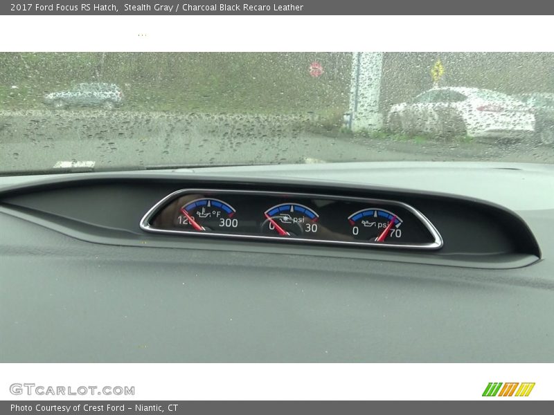 Stealth Gray / Charcoal Black Recaro Leather 2017 Ford Focus RS Hatch