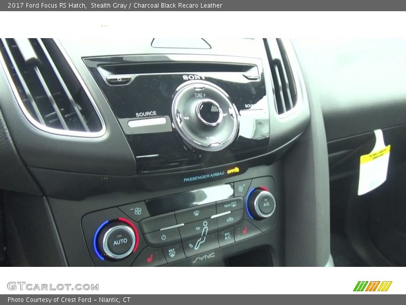 Stealth Gray / Charcoal Black Recaro Leather 2017 Ford Focus RS Hatch