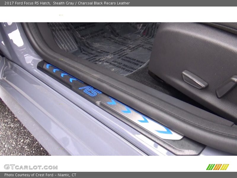 Stealth Gray / Charcoal Black Recaro Leather 2017 Ford Focus RS Hatch