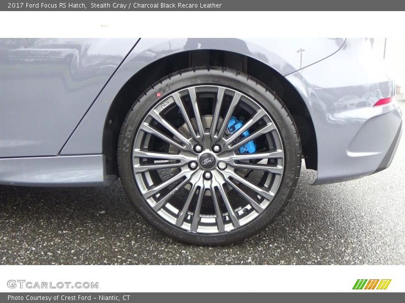 Stealth Gray / Charcoal Black Recaro Leather 2017 Ford Focus RS Hatch