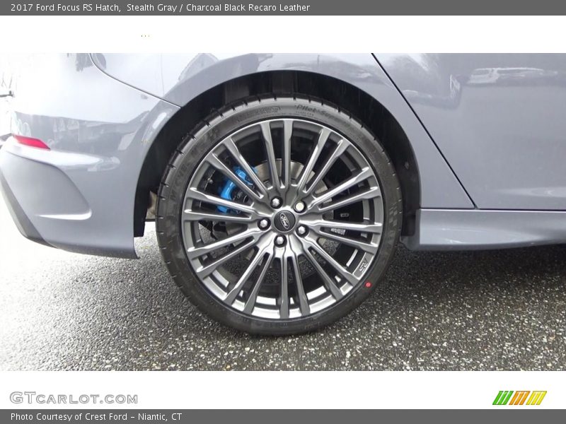 Stealth Gray / Charcoal Black Recaro Leather 2017 Ford Focus RS Hatch