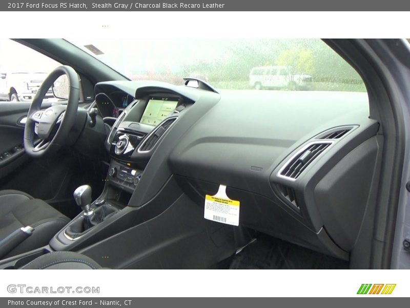 Stealth Gray / Charcoal Black Recaro Leather 2017 Ford Focus RS Hatch