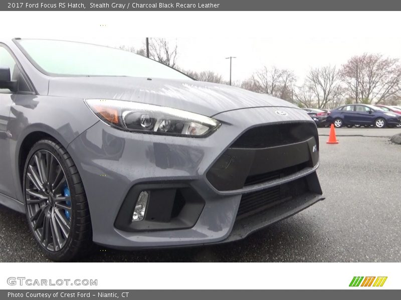 Stealth Gray / Charcoal Black Recaro Leather 2017 Ford Focus RS Hatch