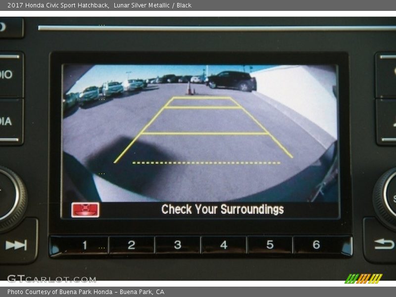 Lunar Silver Metallic / Black 2017 Honda Civic Sport Hatchback