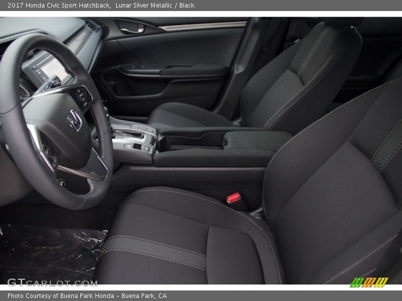 Lunar Silver Metallic / Black 2017 Honda Civic Sport Hatchback