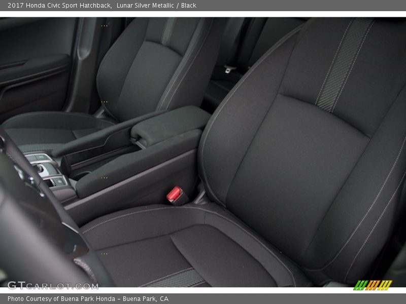 Lunar Silver Metallic / Black 2017 Honda Civic Sport Hatchback