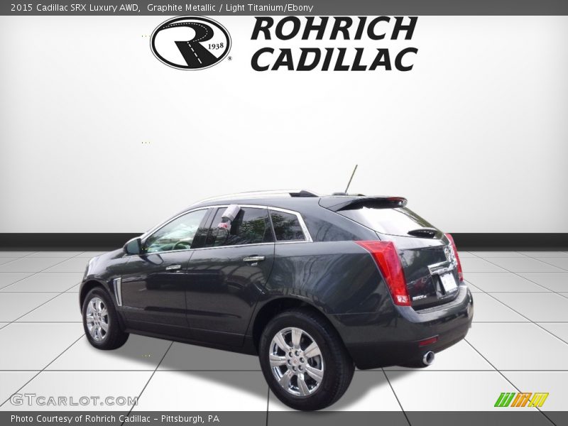 Graphite Metallic / Light Titanium/Ebony 2015 Cadillac SRX Luxury AWD