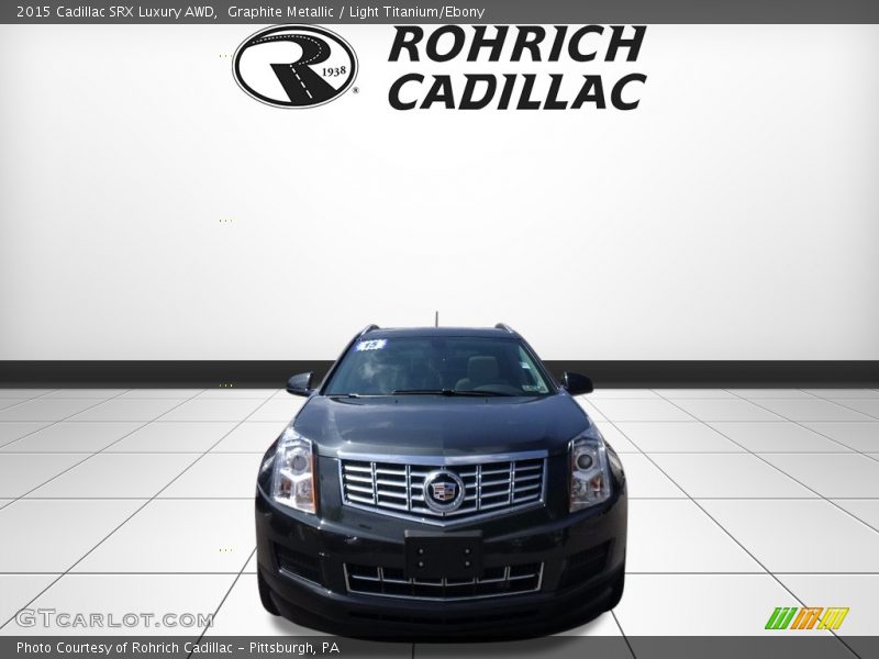 Graphite Metallic / Light Titanium/Ebony 2015 Cadillac SRX Luxury AWD