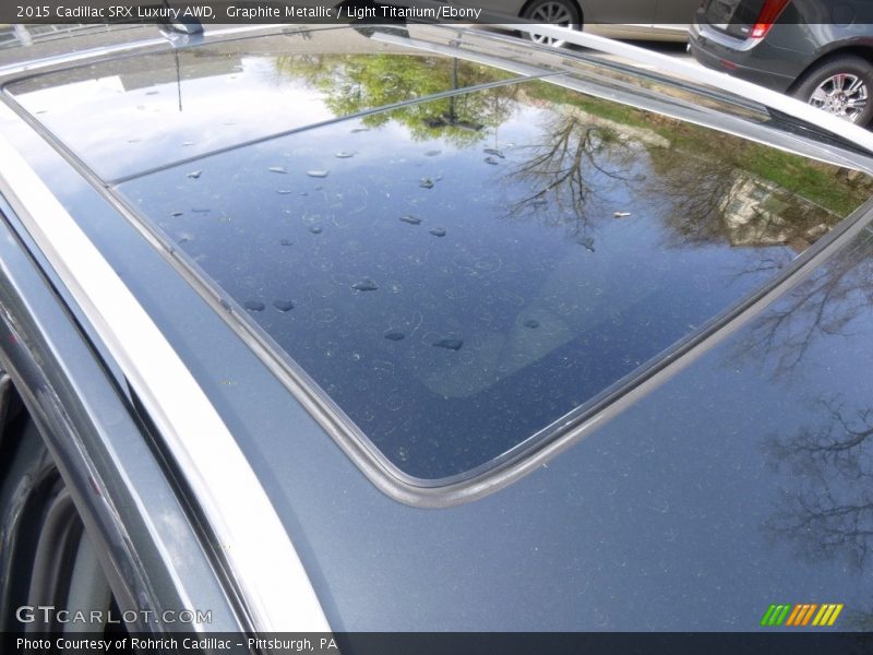 Graphite Metallic / Light Titanium/Ebony 2015 Cadillac SRX Luxury AWD