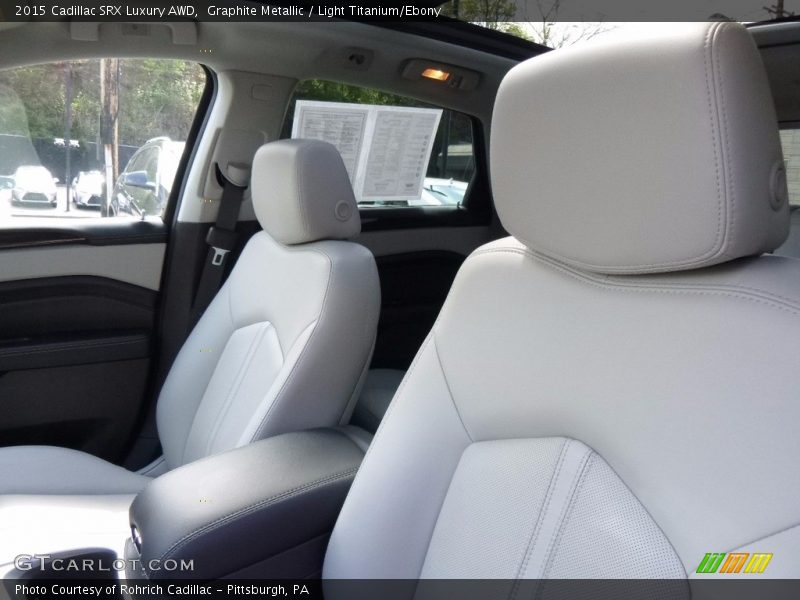 Graphite Metallic / Light Titanium/Ebony 2015 Cadillac SRX Luxury AWD