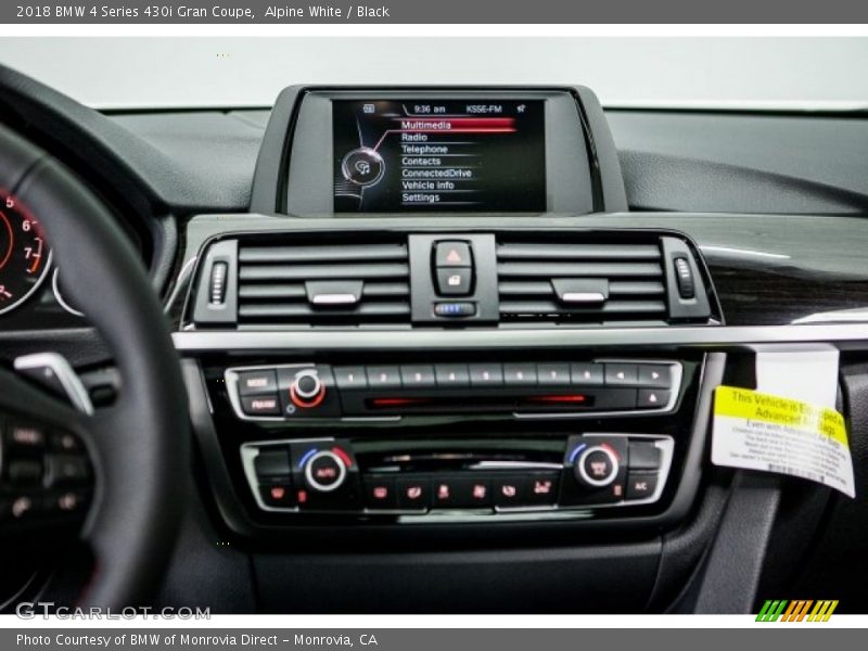 Controls of 2018 4 Series 430i Gran Coupe