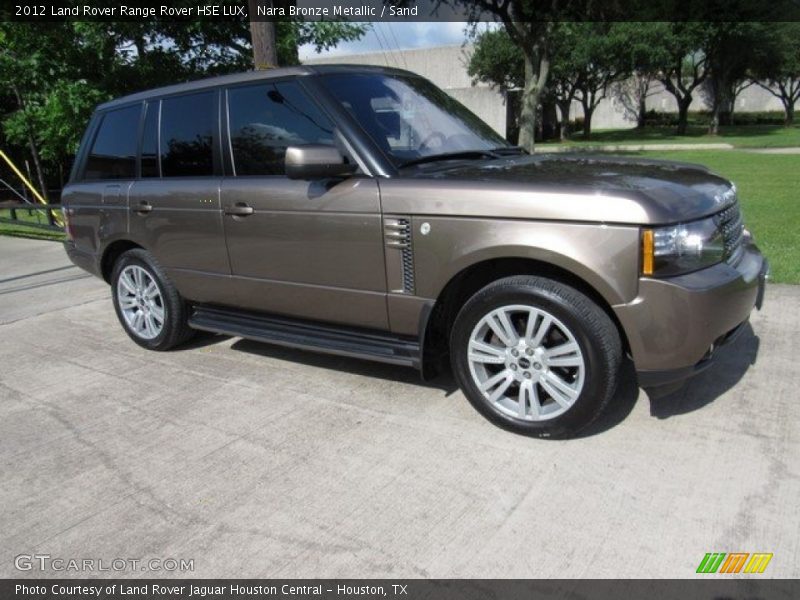 Nara Bronze Metallic / Sand 2012 Land Rover Range Rover HSE LUX
