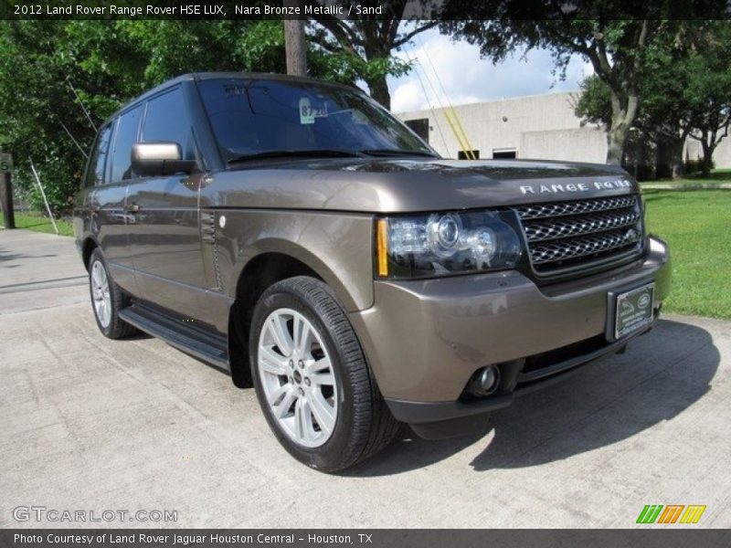 Nara Bronze Metallic / Sand 2012 Land Rover Range Rover HSE LUX