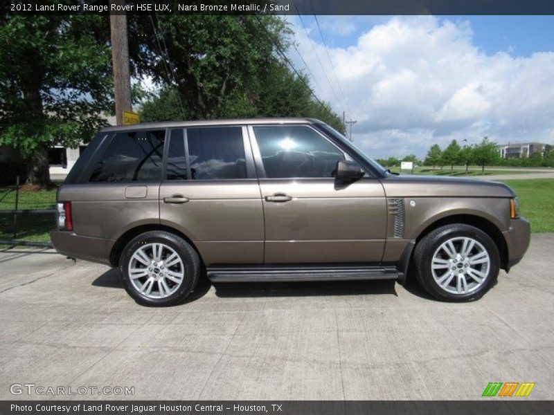 Nara Bronze Metallic / Sand 2012 Land Rover Range Rover HSE LUX
