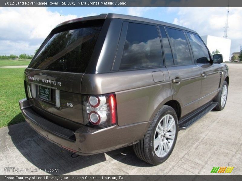 Nara Bronze Metallic / Sand 2012 Land Rover Range Rover HSE LUX