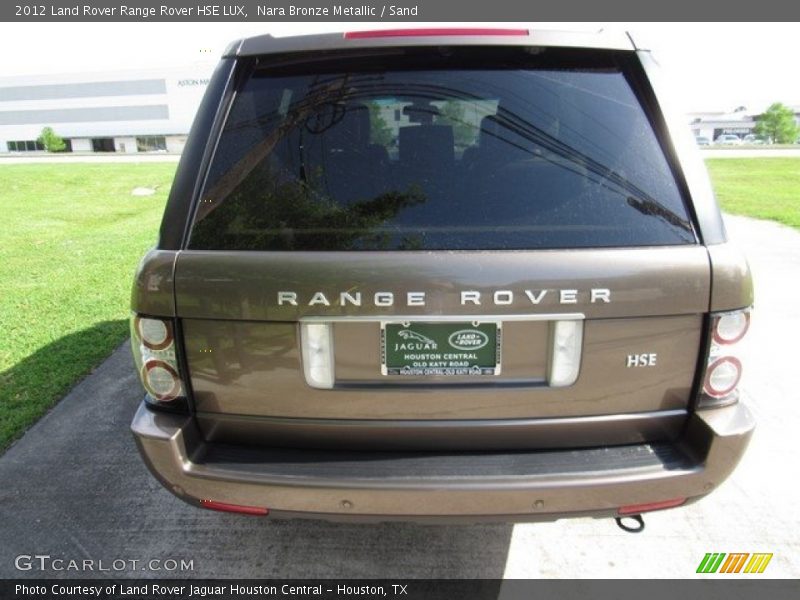 Nara Bronze Metallic / Sand 2012 Land Rover Range Rover HSE LUX