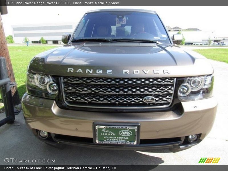 Nara Bronze Metallic / Sand 2012 Land Rover Range Rover HSE LUX