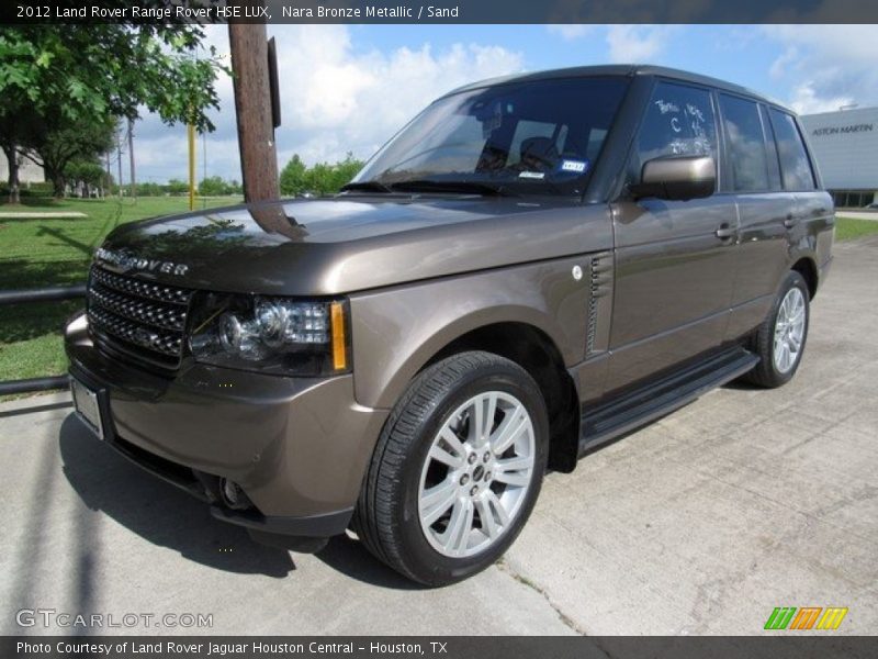 Nara Bronze Metallic / Sand 2012 Land Rover Range Rover HSE LUX