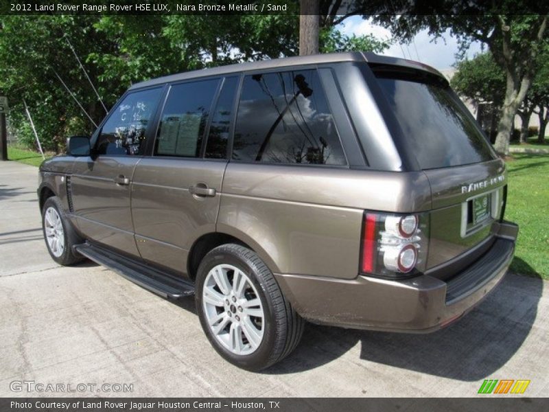 Nara Bronze Metallic / Sand 2012 Land Rover Range Rover HSE LUX