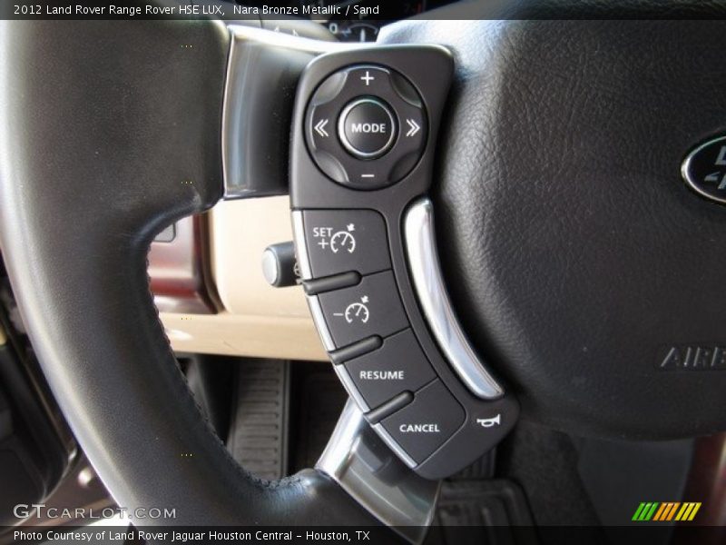 Nara Bronze Metallic / Sand 2012 Land Rover Range Rover HSE LUX