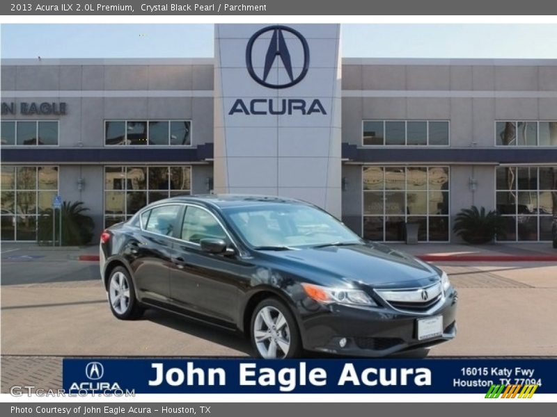 Crystal Black Pearl / Parchment 2013 Acura ILX 2.0L Premium